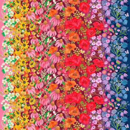 Multi Superbloom Jewel 44"/45" Fabric Per Yard