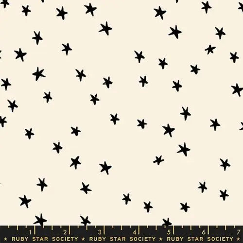 Natural Starry Wideback Fabric per yard