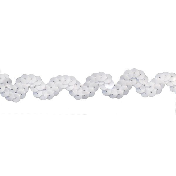 Non-Stretch Sequin Trim - 1/2" Width (25 YDS)-BQ-304-27