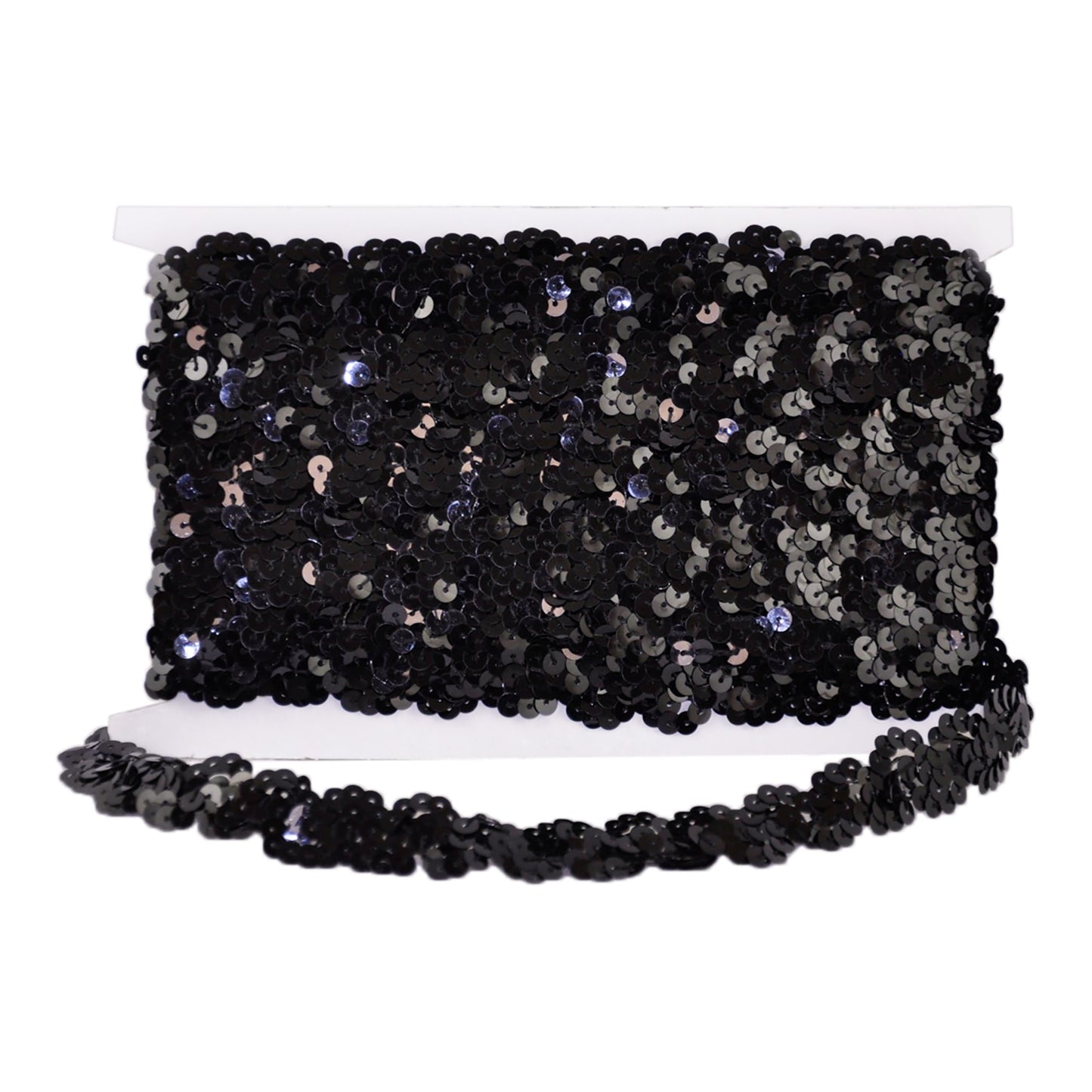Non-Stretch Sequin Trim - 1" Width (10 YDS)-BQ-301-02