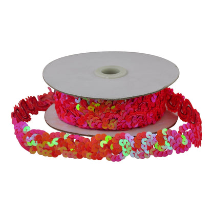 Non-Stretch Sequin Trim - 1" Width (10 Yard Roll) - BQ-301-142