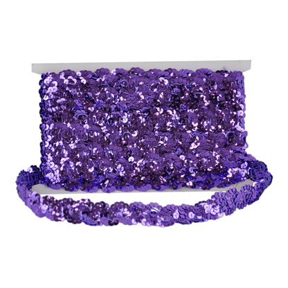 Non-Stretch Sequin Trim - 1" Width (10 Yard Roll) - BQ-301-26