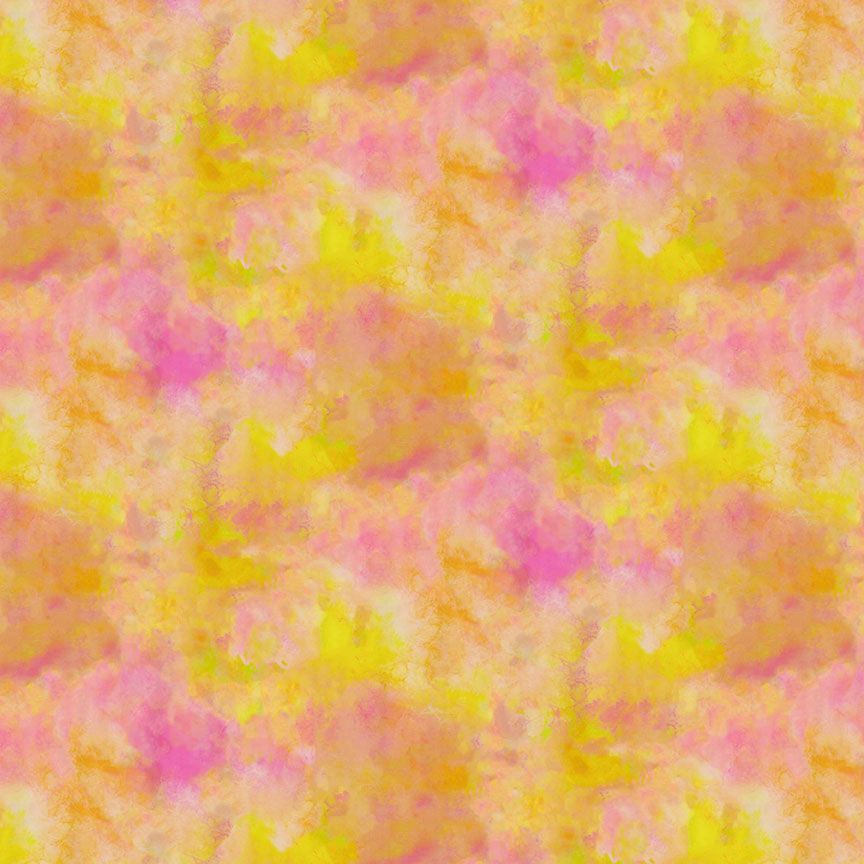 Orange Gelato Texture Wild Beauty Cotton 44"/45" Fabric Per Yard