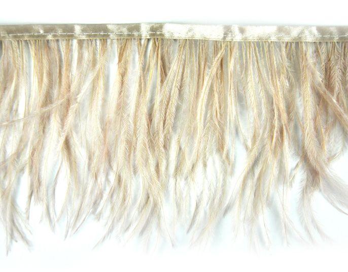 Ostrich Feather Trim- 6" Length B-1139 x 10 Yard Roll