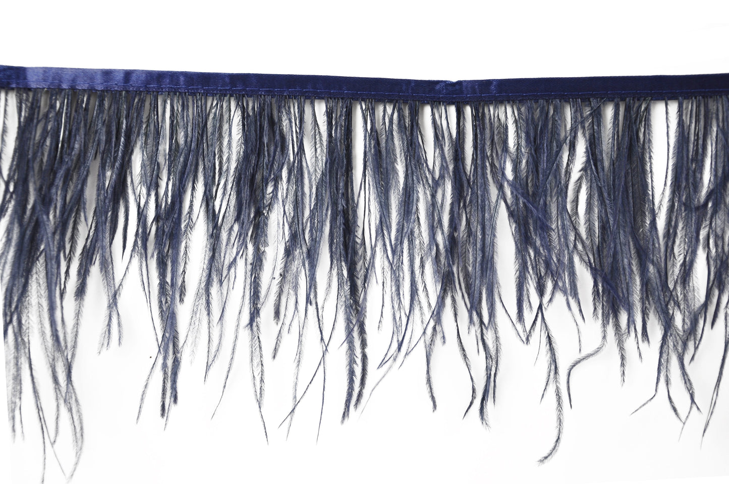 Ostrich Feather Trim- 6" Length B-1139 x 10 Yard Roll