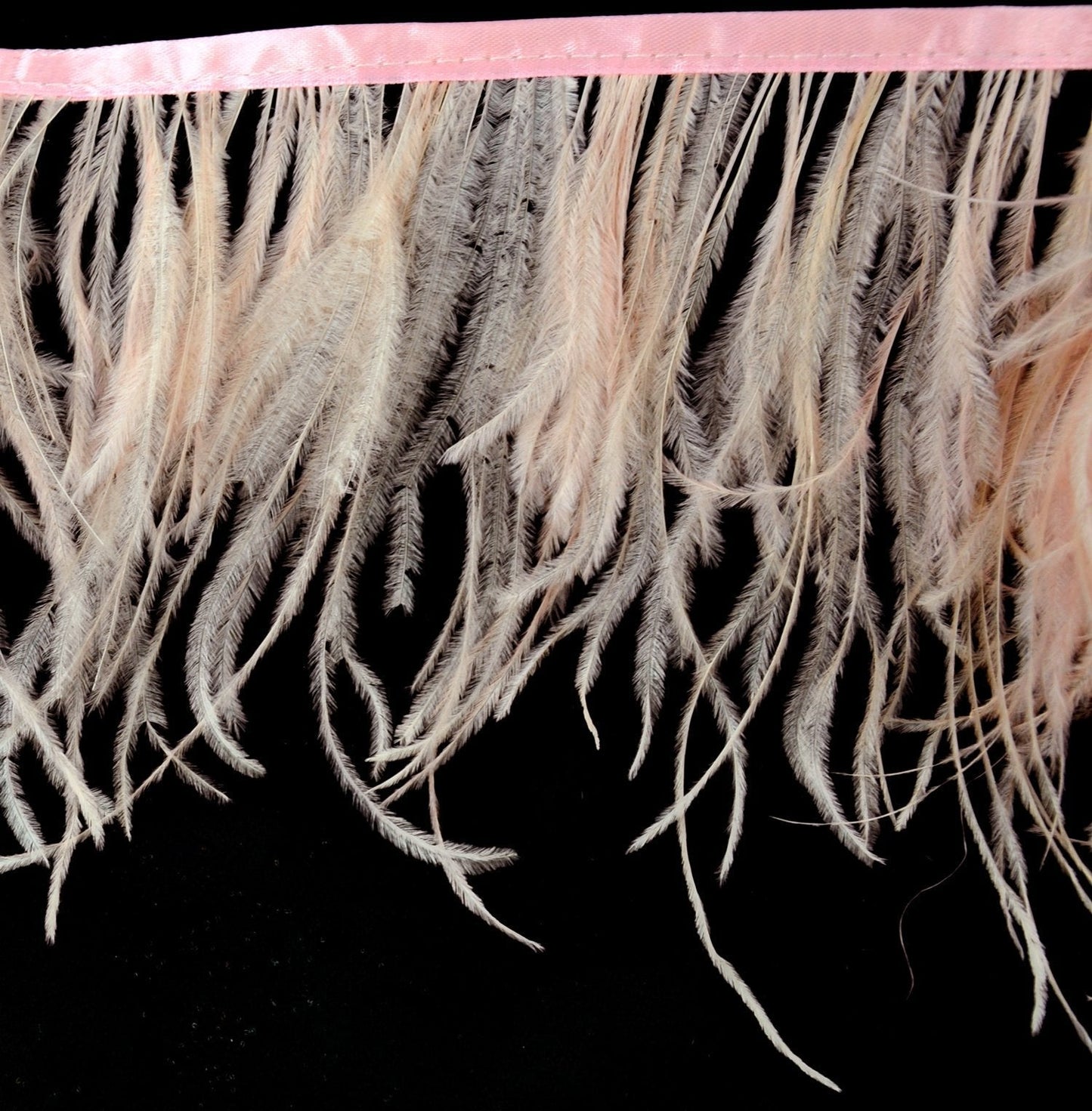 Ostrich Feather Trim- 6" Length B-1139 x 10 Yard Roll