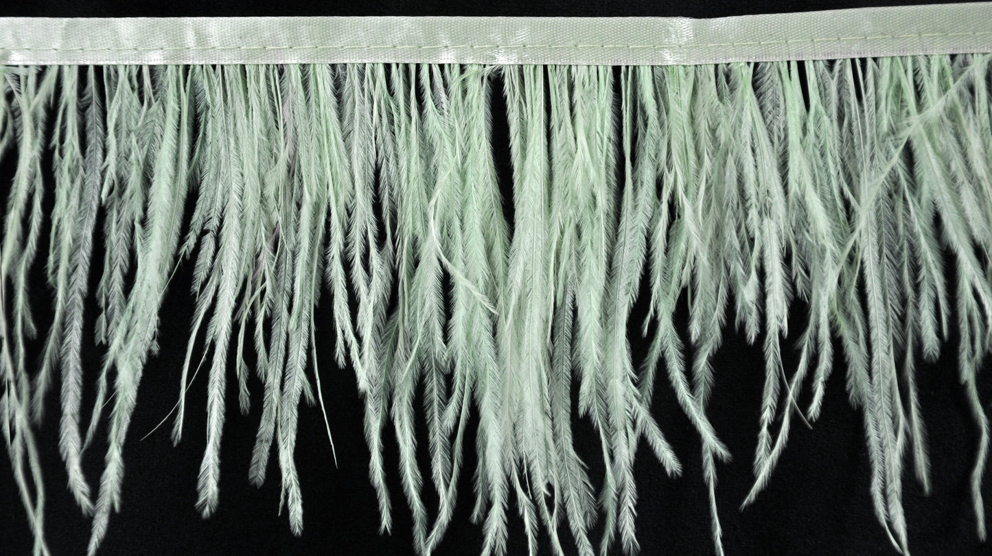 Ostrich Feather Trim- 6" Length B-1139 x 10 Yard Roll