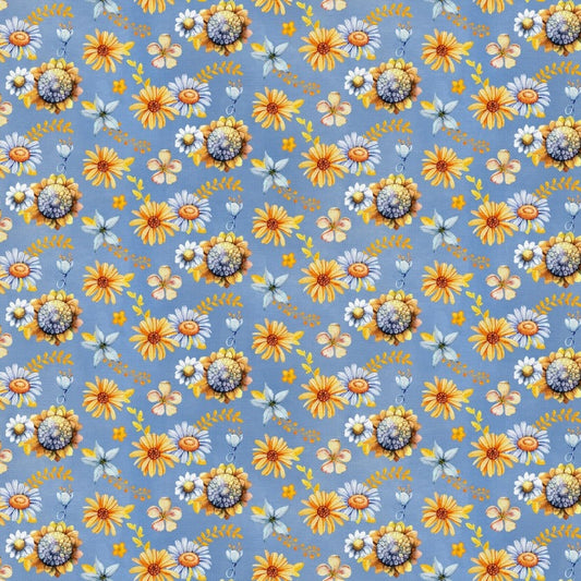 Sweet Florals Sweet As Can Bee Cotton 118" Wideback Fabric Per Yard