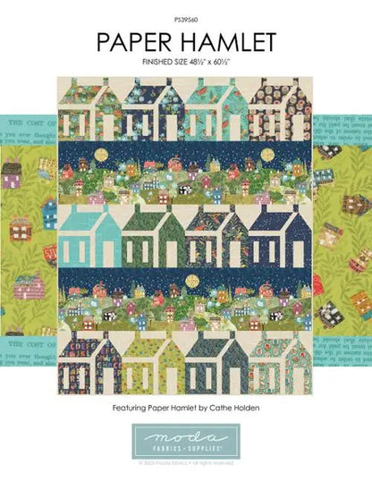 Paper Hamlet Quilt 48 1/2" x 60 1/2" Project Sheet