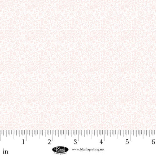 Parisian Snippets Digital Pink Floral Cotton 44"/45" Fabric Per Yard