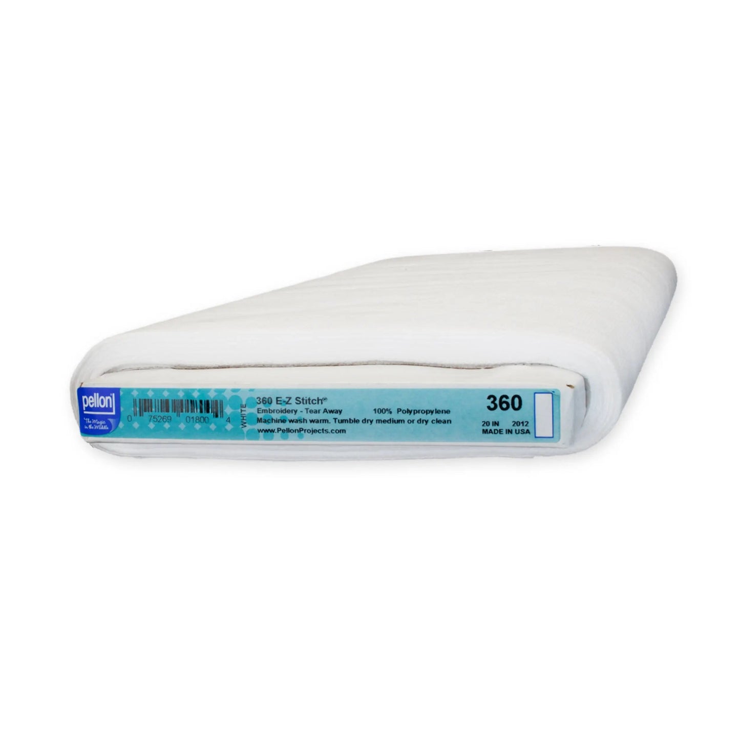 Pellon® 360 EZ Stitch™ Sew-In Stabilizer 20" x 10 yards Bolt. Color: White.