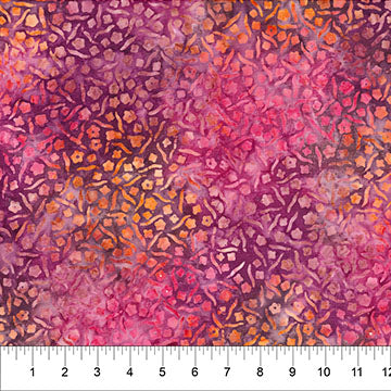 Pink Purple Abstract Flora 83633-27 Cotton 44/45 Fabric Per Yard