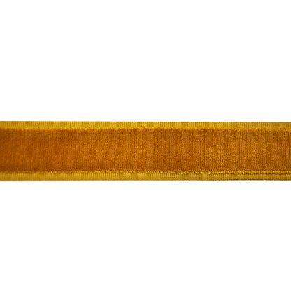 Plain Velvet Decorative Trim Tape - 2" Width (25 Yard Roll) - BR-7590V-10 Gold