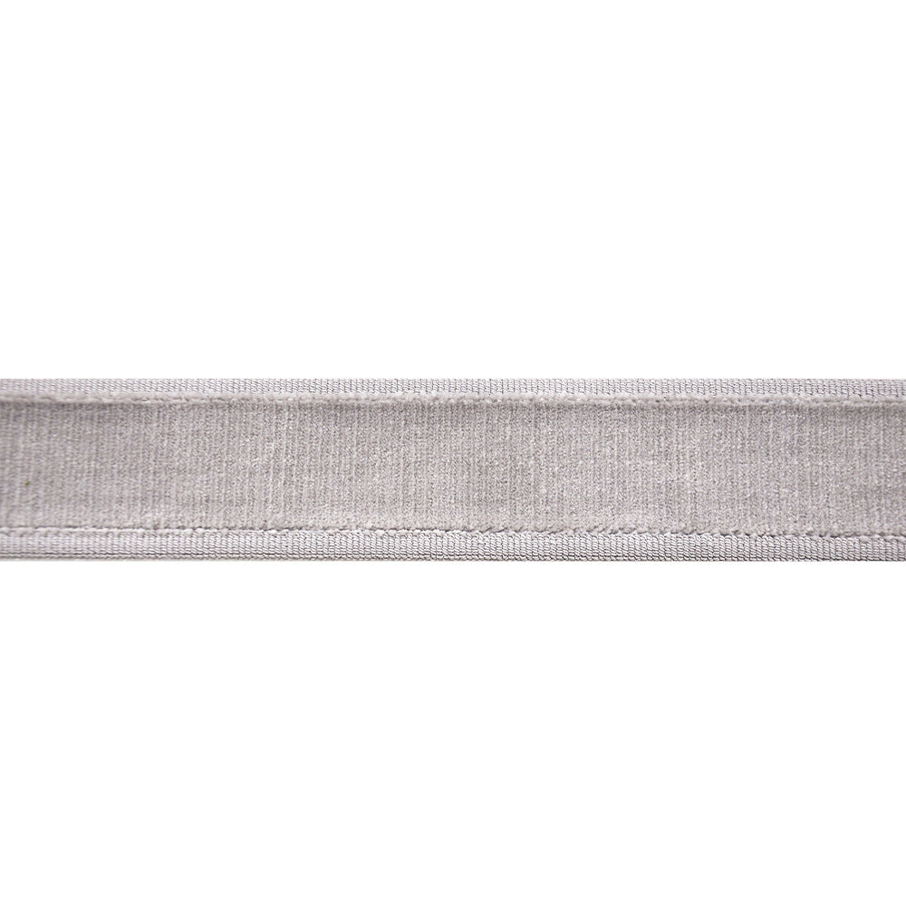 Plain Velvet Decorative Trim Tape - 2" Width (25 Yard Roll) - BR-7590V-11 SIlver