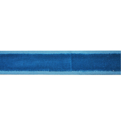 Plain Velvet Decorative Trim Tape - 2" Width (25 Yard Roll) - BR-7590V-23 Teal