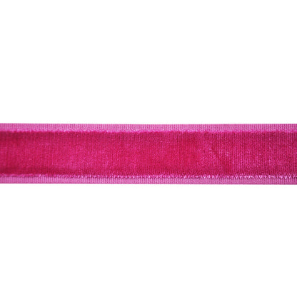 Plain Velvet Decorative Trim Tape - 2" Width (25 Yard Roll) - BR-7590V-42 Fuchsia