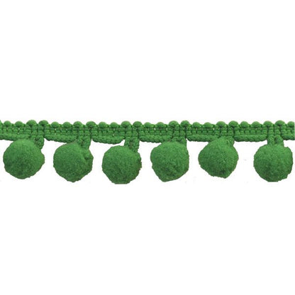 Pom Pom Collection - 5/8" width X 10 Yards in Emerald Green