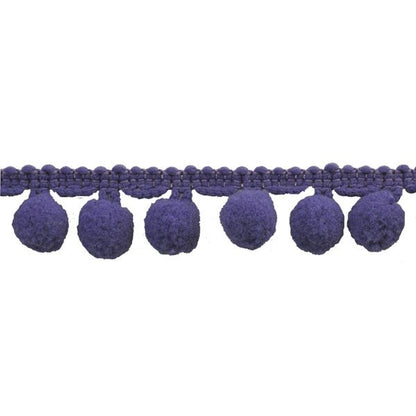 Pom Pom Collection - 5/8" width X 10 Yards in Purple