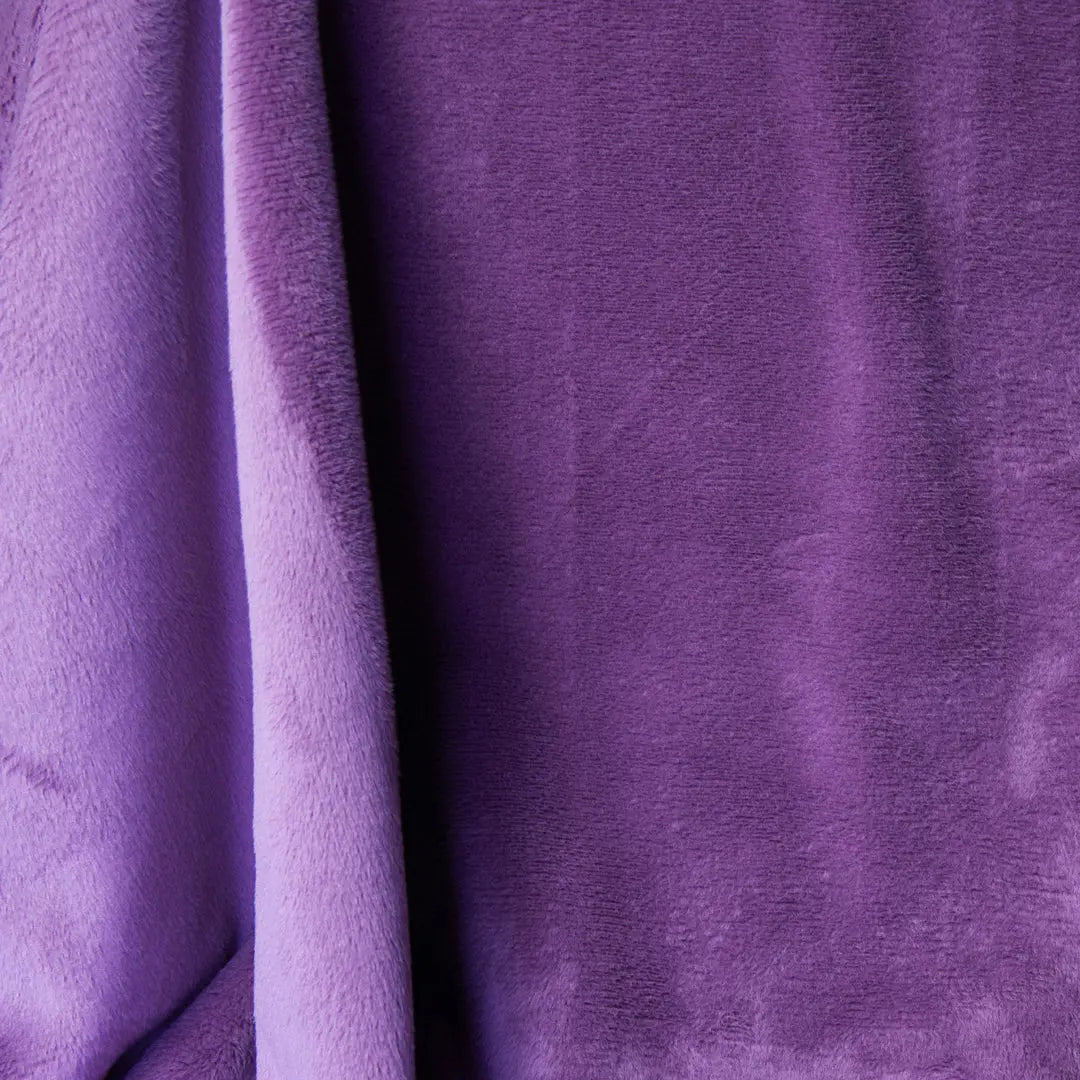 Purple Wineberry Cuddle 3 Extra Wide Solid Fabric - ( 1 3/4 Yard Pack )