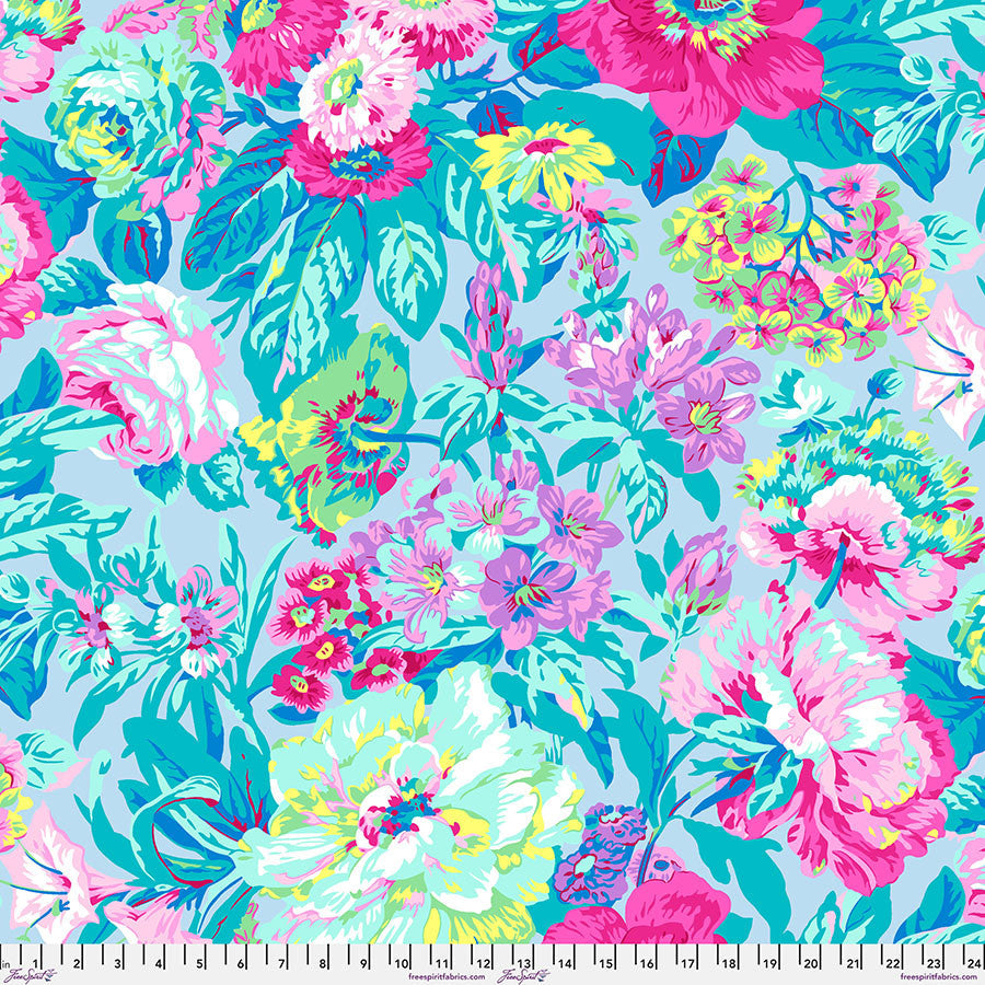 Kaffe Fassett Collective Pastel Voluptuous 108" Cotton Wideback Fabric Per Yard