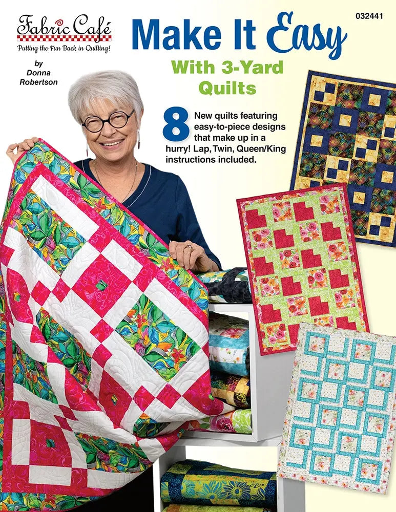QT Fabrics Books - Make It Easy With 3 Yard Quilts Book