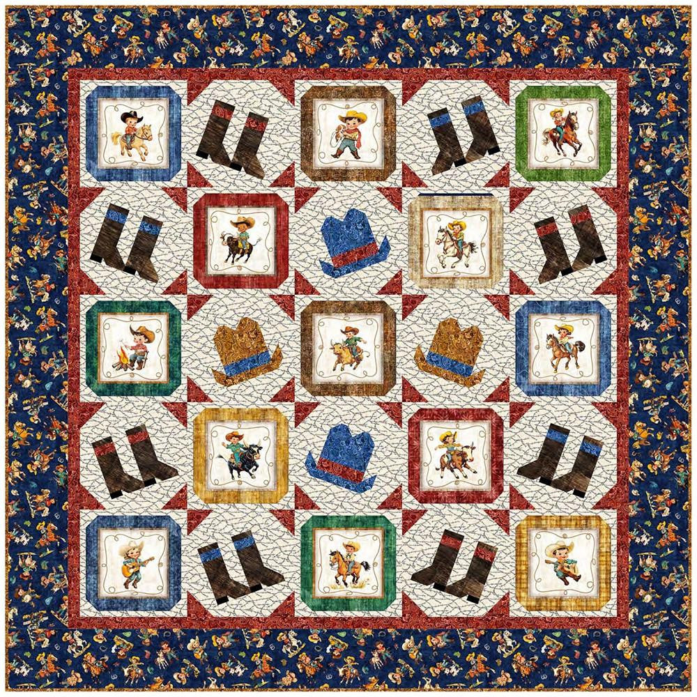 QT Fabrics - Yippie Ki Yay! Ready To Ride Pattern