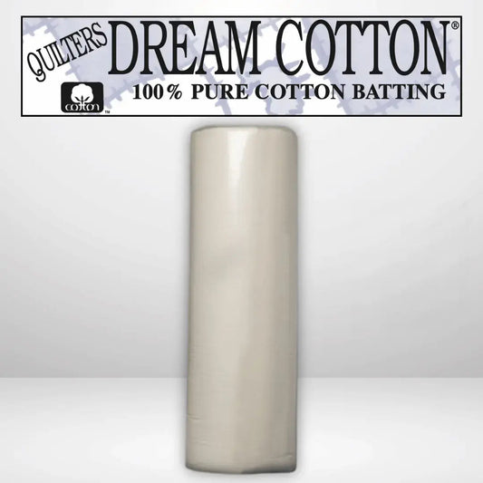 Quilters Dream Deluxe Natural Cotton Batting King Roll - 120" x 25 yards -- AVAILABLE FOR PRE-ORDER - ROUGHLY 8 WEEKS