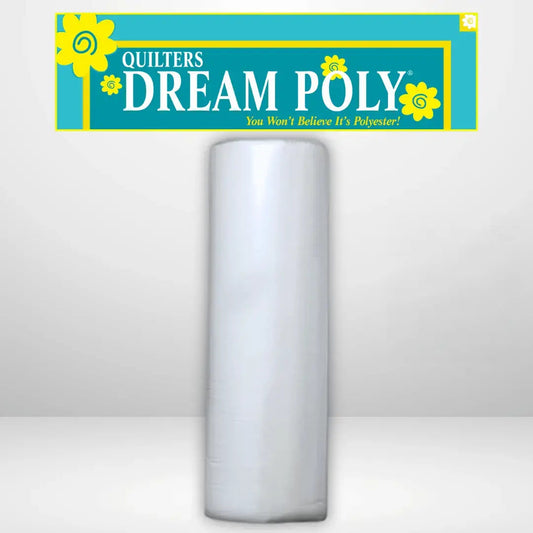 Quilters Dream Request White Poly Batting Throw Roll - 60" x 30 yards
