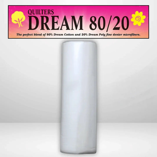 Quilters Dream Select White 80/20 Batting King Roll - 120" x 30 yards -- AVAILABLE FOR PRE-ORDER - ROUGHLY 8 WEEKS