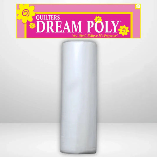 Quilters Dream Select White Poly Batting Throw Roll - 60" x 30 yards