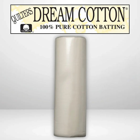Quilters Dream Supreme Natural Cotton Batting Queen Roll - 93" x 30 yards -- AVAILABLE FOR PRE-ORDER - ROUGHLY 8 WEEKS