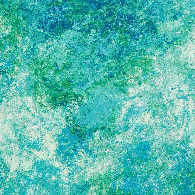 Turquoise Rainforest Stonehenge Basics 43/44 Fabric Per Yard