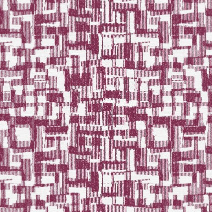 Red Berry Barcodes Cotton Wideback Fabric Per Yard