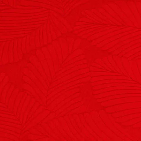 Red Scarlet Cuddle 3 Extra Wide Tropic Burnout Fabric - ( 1 3/4 Yard Pack )