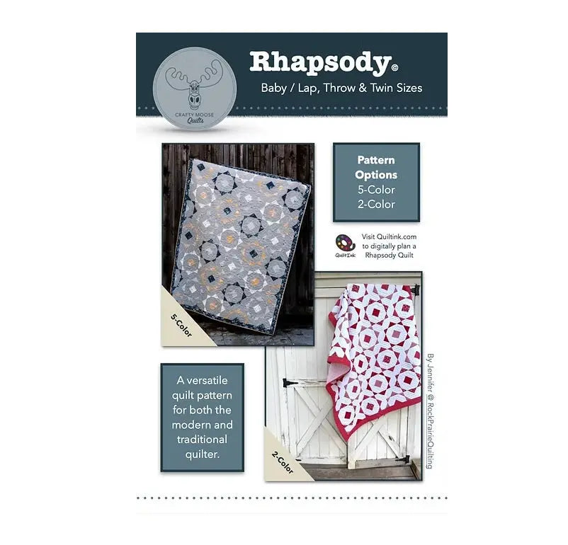 Rhapsody Printed Book Pattern