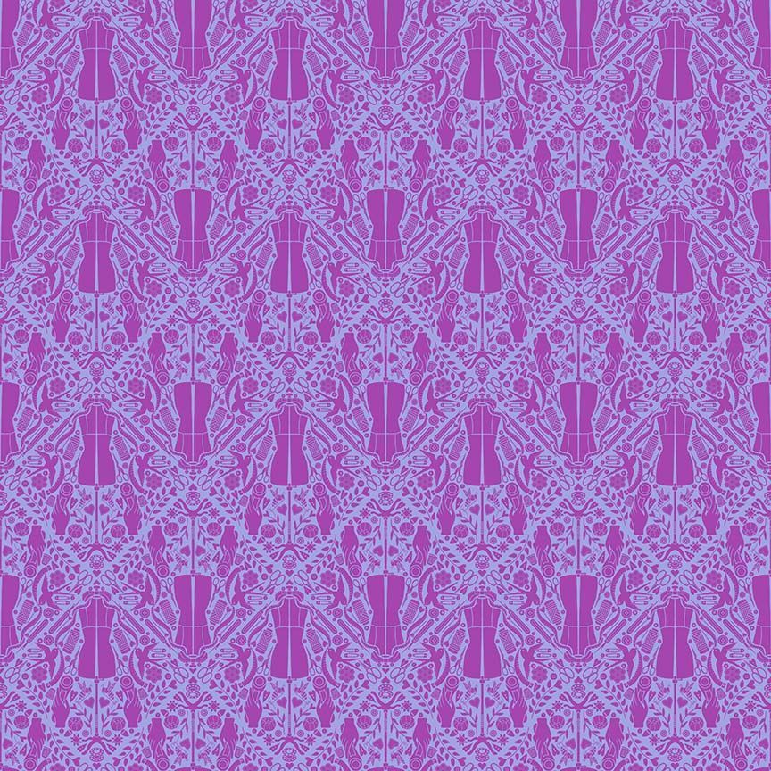 Orchid You Got The Notion Cotton 44"/45" Fabric Per Yard