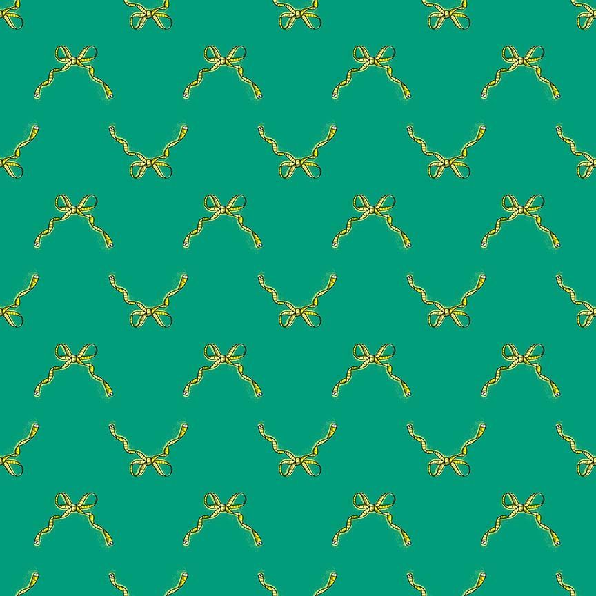 Emerald Measure Twice Cotton 44"/45" Fabric Per Yard