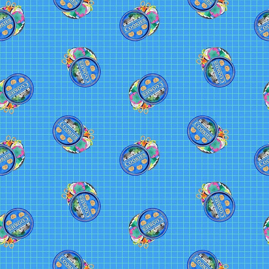 Oceanic Cookies Or Sewing Cotton 44"/45" Fabric Per Yard