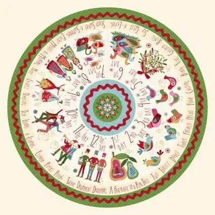Scandinavian Holiday - Tree Skirt Panel