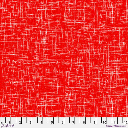 Scratch Red Cotton 44"/45" Fabric Per Yard