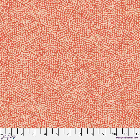 Seed Red Flourish And Bloom 44"/45" Cotton Fabric Per Yard