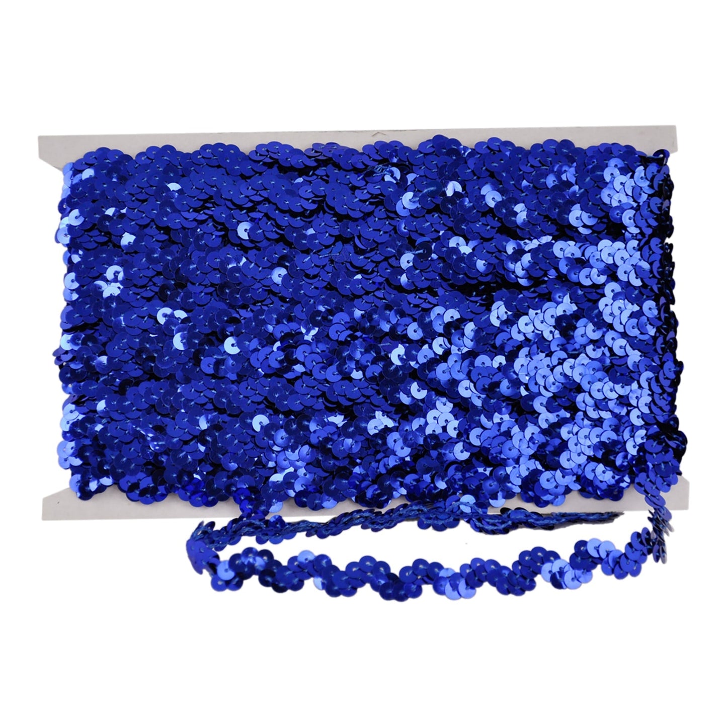 Sequin Trim 1/2-Inch Wide Polyester Non Stretch Rolls for Arts and Crafts, 25-Yard, BQ-304