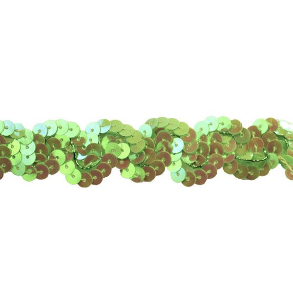 Sequin Trim 1-Inch Wide Polyester Non Stretch Sequin Trim Rolls for Arts and Crafts, 10-Yard