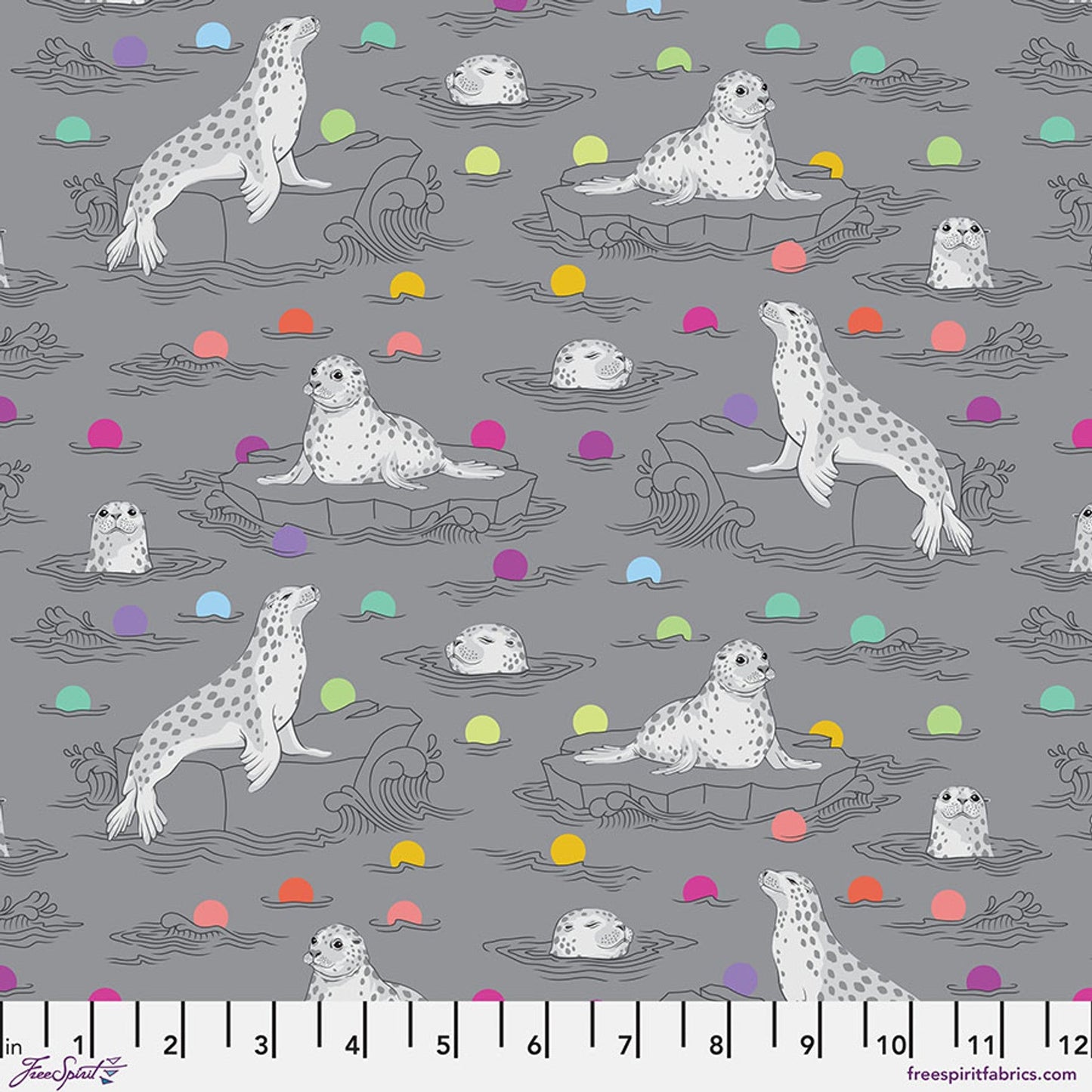 Shadow Seal the Deal Graywork 43/44" Cotton Fabric Per Yard