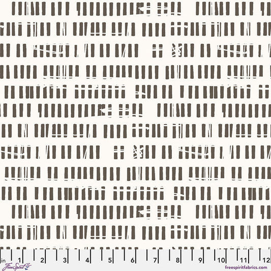 Sidelined Paper Stamped Cotton 44"/45" Fabric Per Yard