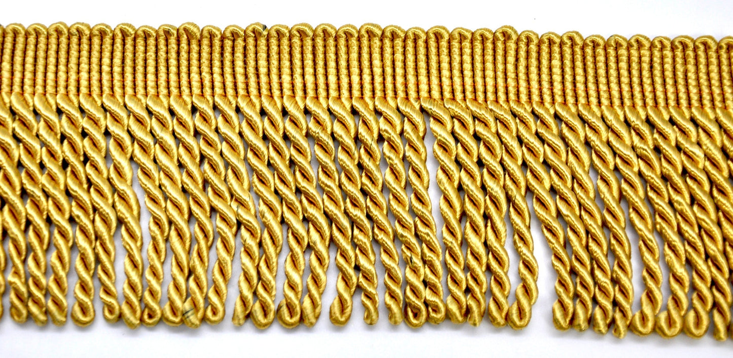 Softer Collection 4" Bullion Fringe - 15 Yard Bolt - Multiple Colors BF-4043