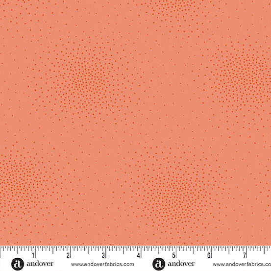 Spritz Coral Cotton 44"/45" Fabric Per Yard