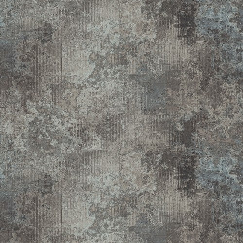Steampunk Menagerie Grey Corrosion Cotton 44"/45" Fabric Per Yard