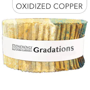 Stonehenge Gradations II Oxidized Copper Strips