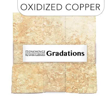 Stonehenge Gradations II Oxidized Copper Tiles